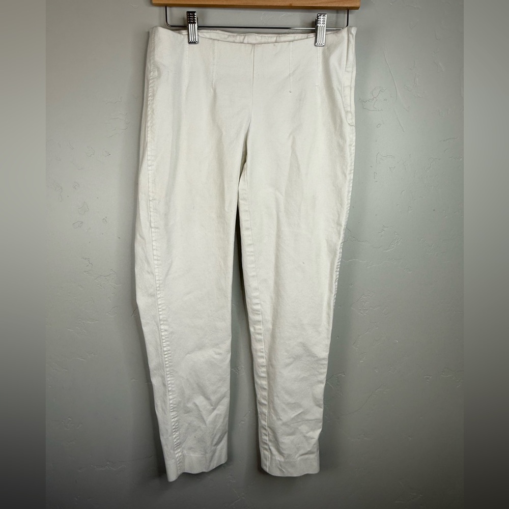 Lilly Pulitzer Cropped White Pants Size 4 - Picture 2 of 14